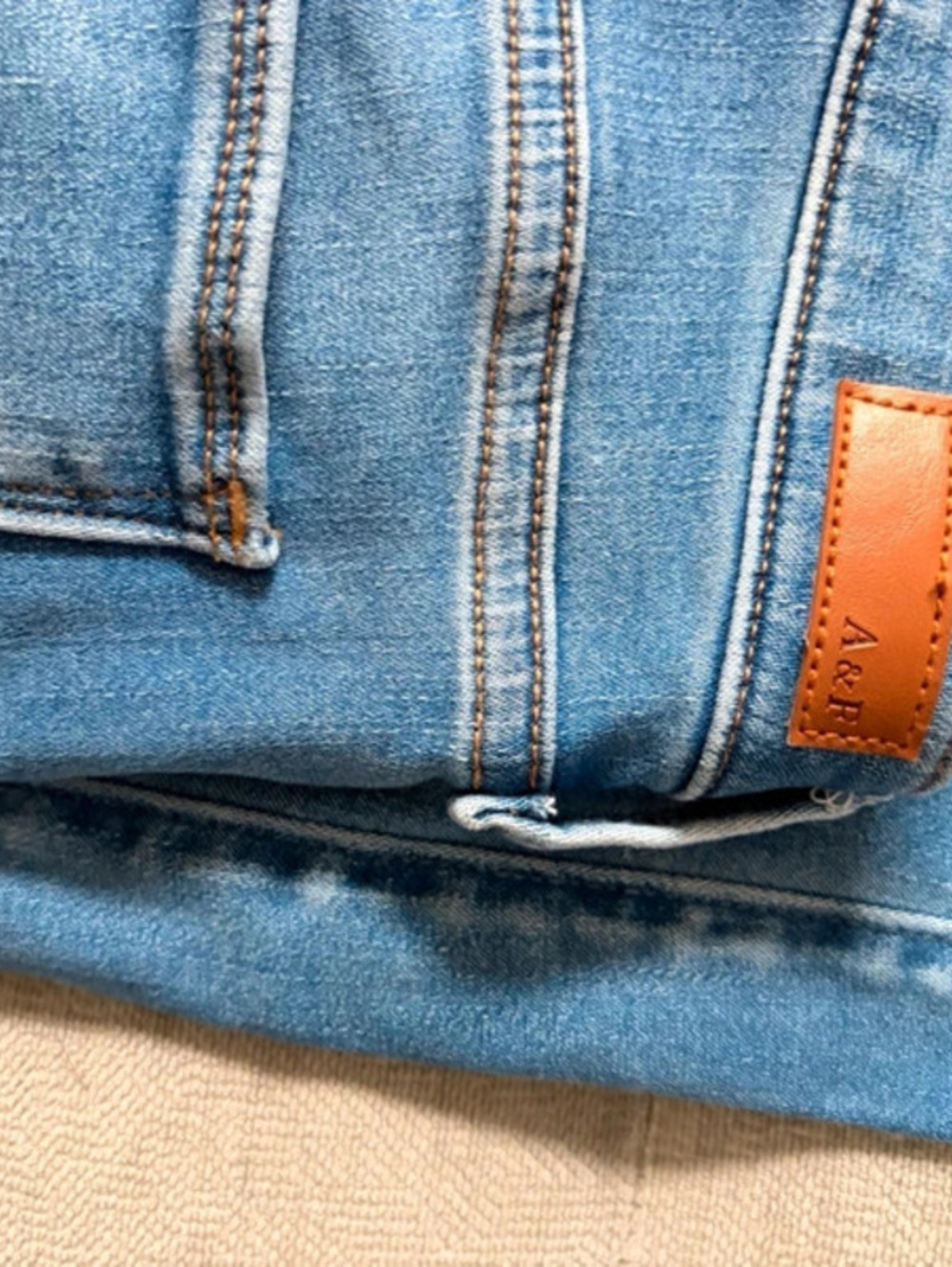 Abercrombie & Fitch Skinny jeans with unfinished edge - Picture 5 of 7